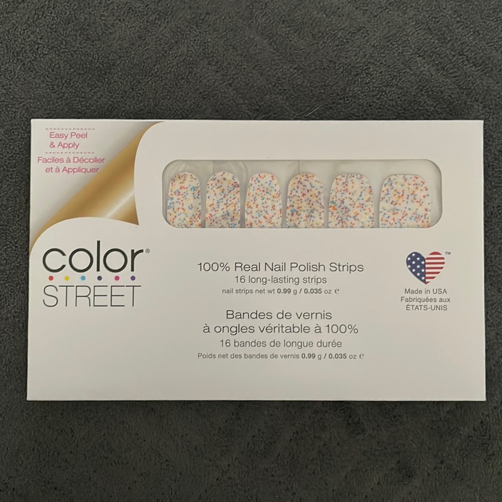Color Street 100% Real Nail Polish Strips - Sugar High